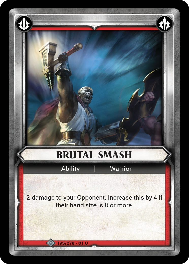 Brutal Smash (Unclaimed) (WHAOSC) - Warhammer Age of Sigmar Champions TCG Single