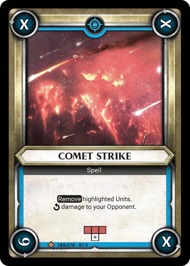 Comet Strike (Claimed) (WHAOSC) - Warhammer Age of Sigmar Champions TCG Single