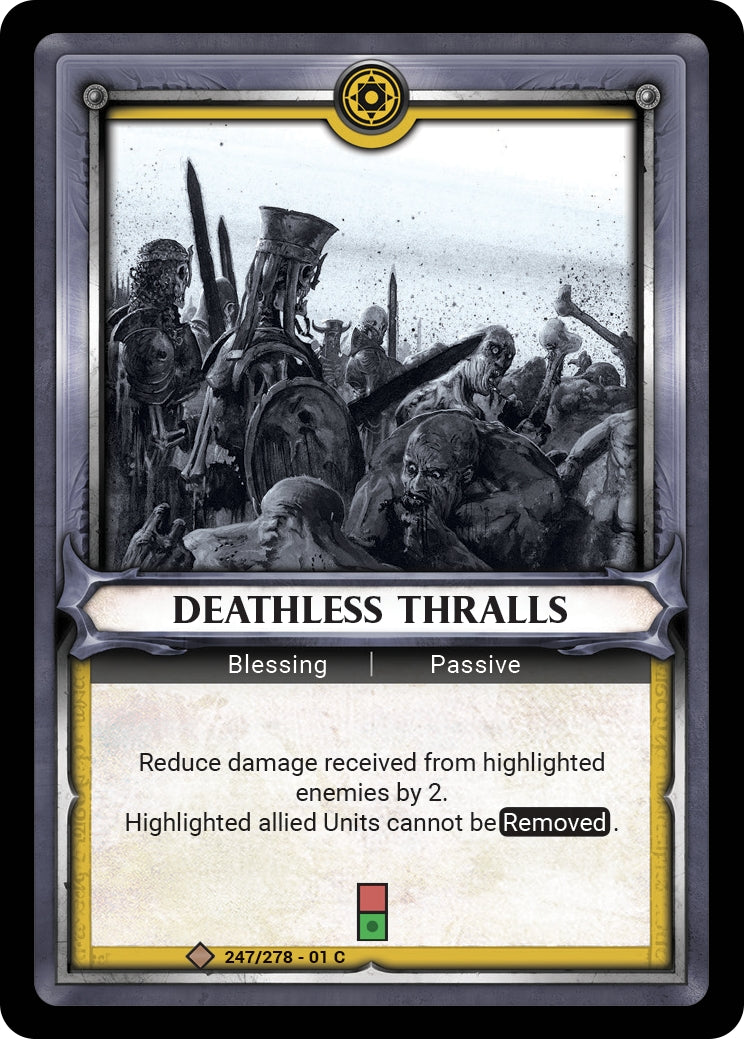 Deathless Thralls (Unclaimed) (WHAOSC) - Warhammer Age of Sigmar Champions TCG Single