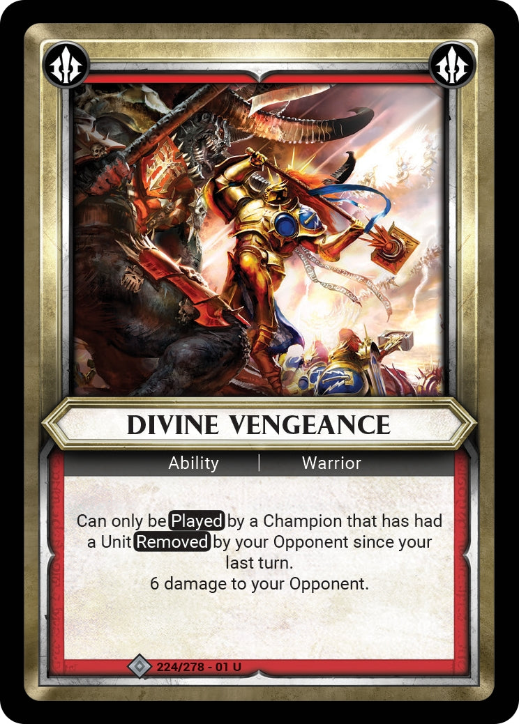 Divine Vengeance (Claimed) (WHAOSC) - Warhammer Age of Sigmar Champions TCG Single