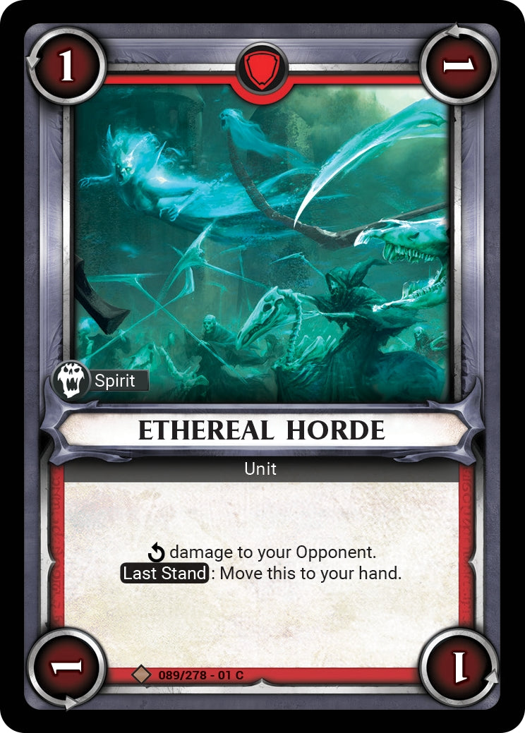 Ethereal Horde (Unclaimed) (WHAOSC) - Warhammer Age of Sigmar Champions TCG Single