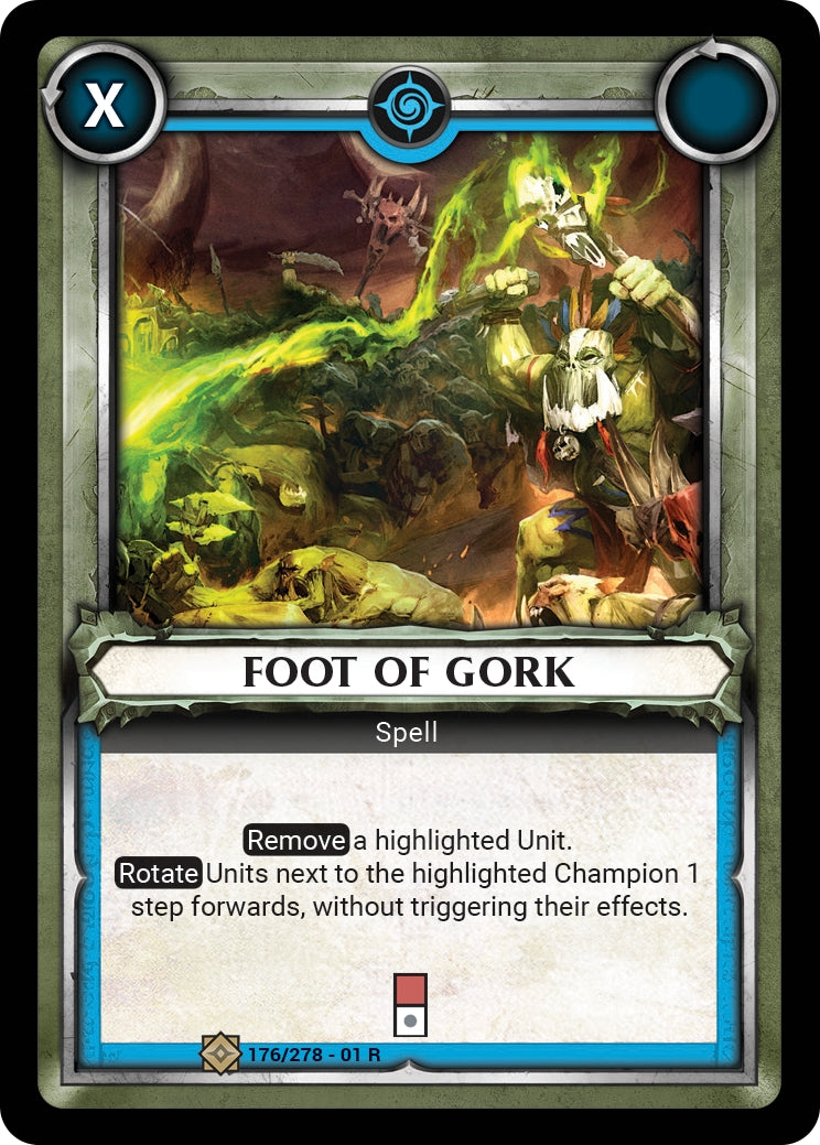 Foot of Gork (Unclaimed) (WHAOSC) - Warhammer Age of Sigmar Champions TCG Single
