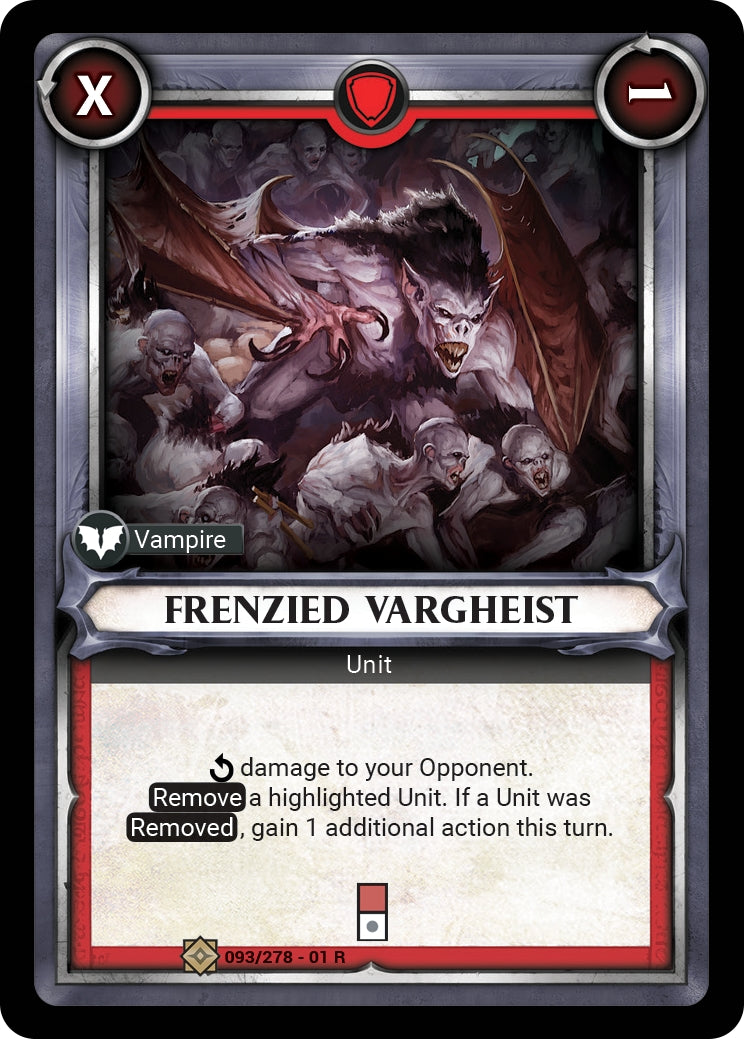 Frenzied Vargheist (Claimed) (WHAOSC) - Warhammer Age of Sigmar Champions TCG Single