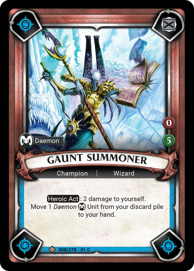 Gaunt Summoner (Claimed) (WHAOSC) - Warhammer Age of Sigmar Champions TCG Single