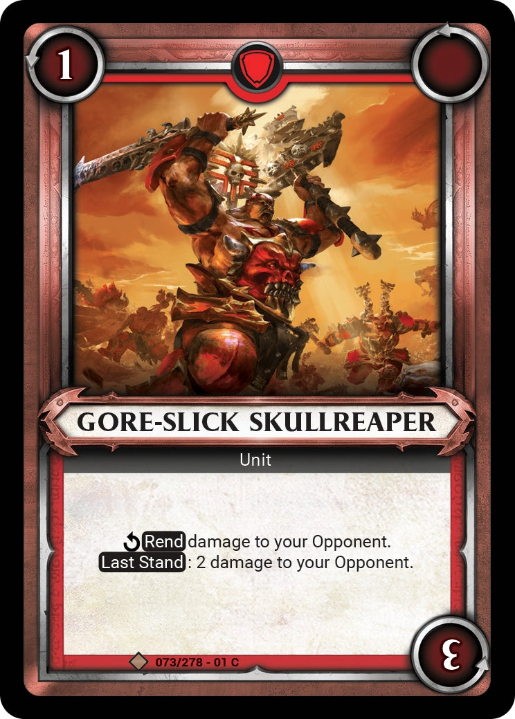 Gore-Slick Skullreaper (Claimed) (WHAOSC) - Warhammer Age of Sigmar Champions TCG Single