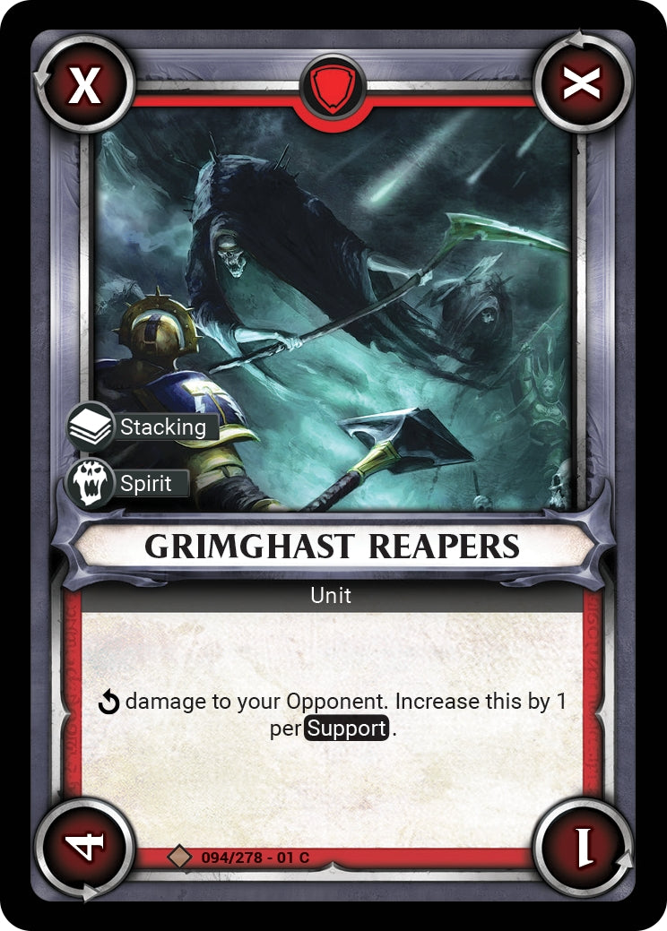 Grimghast Reapers (Claimed) (WHAOSC) - Warhammer Age of Sigmar Champions TCG Single
