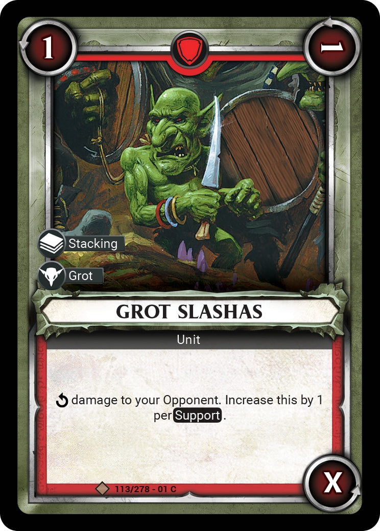 Grot Slashas (Unclaimed) (WHAOSC) - Warhammer Age of Sigmar Champions TCG Single