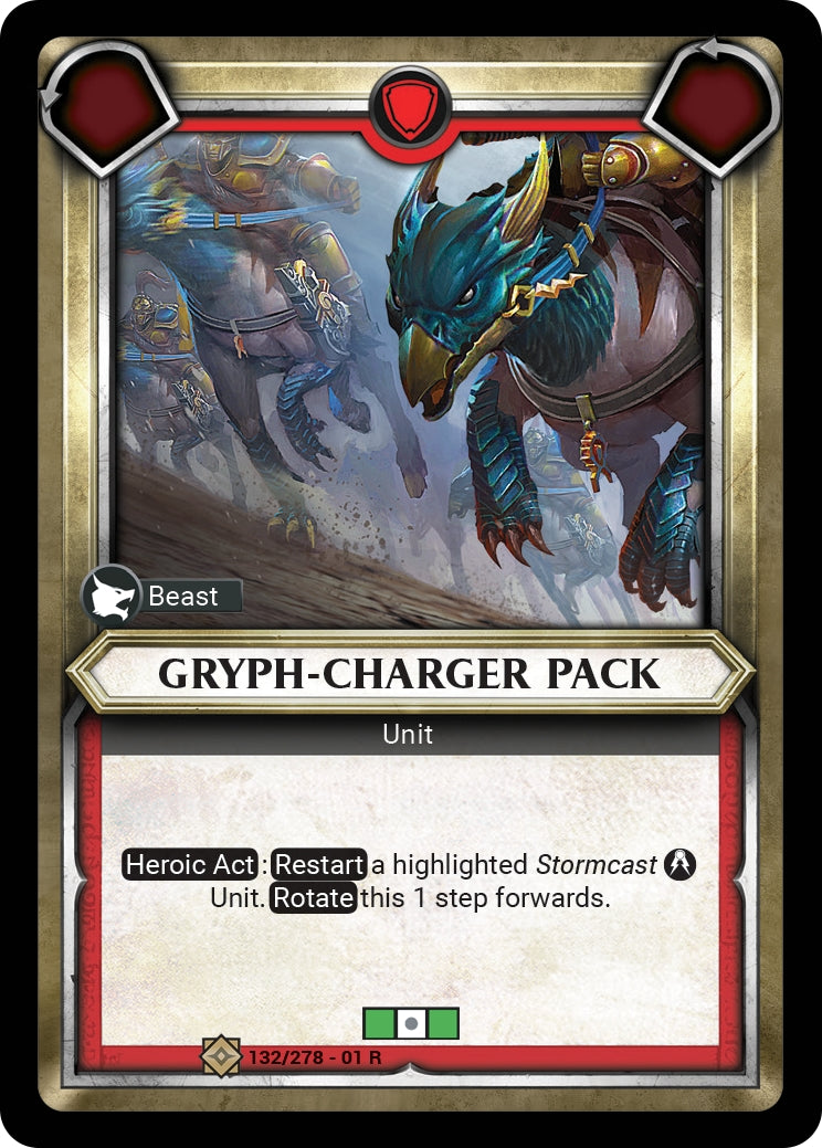 Gryph-Charger Pack (Unclaimed) (WHAOSC) - Warhammer Age of Sigmar Champions TCG Single