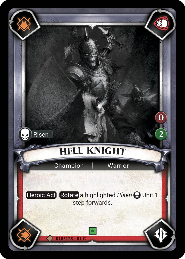 Hell Knight (Unclaimed) (WHAOSC) - Warhammer Age of Sigmar Champions TCG Single
