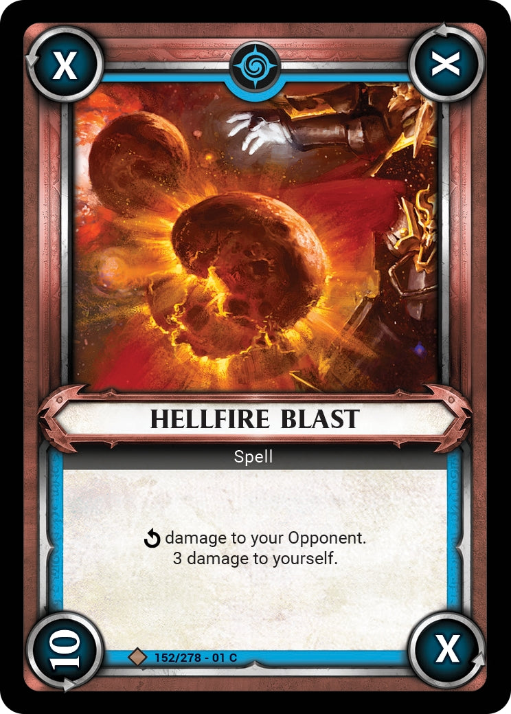 Hellfire Blast (Unclaimed) (WHAOSC) - Warhammer Age of Sigmar Champions TCG Single