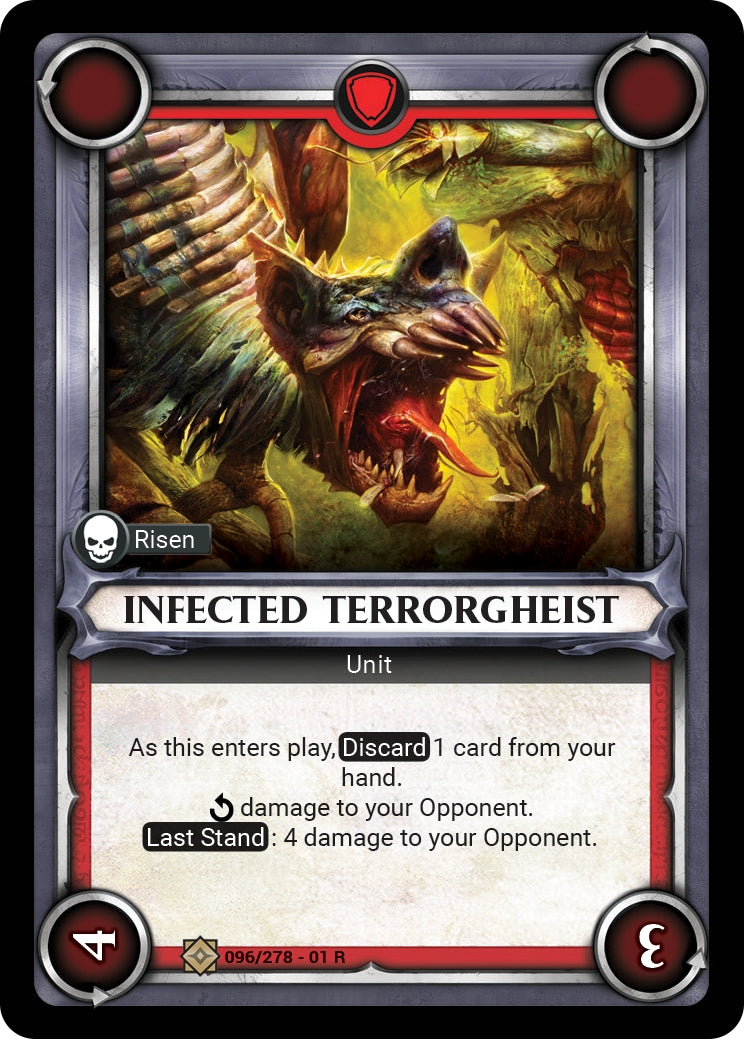 Infected Terrorgheist (Claimed) (WHAOSC) - Warhammer Age of Sigmar Champions TCG Single