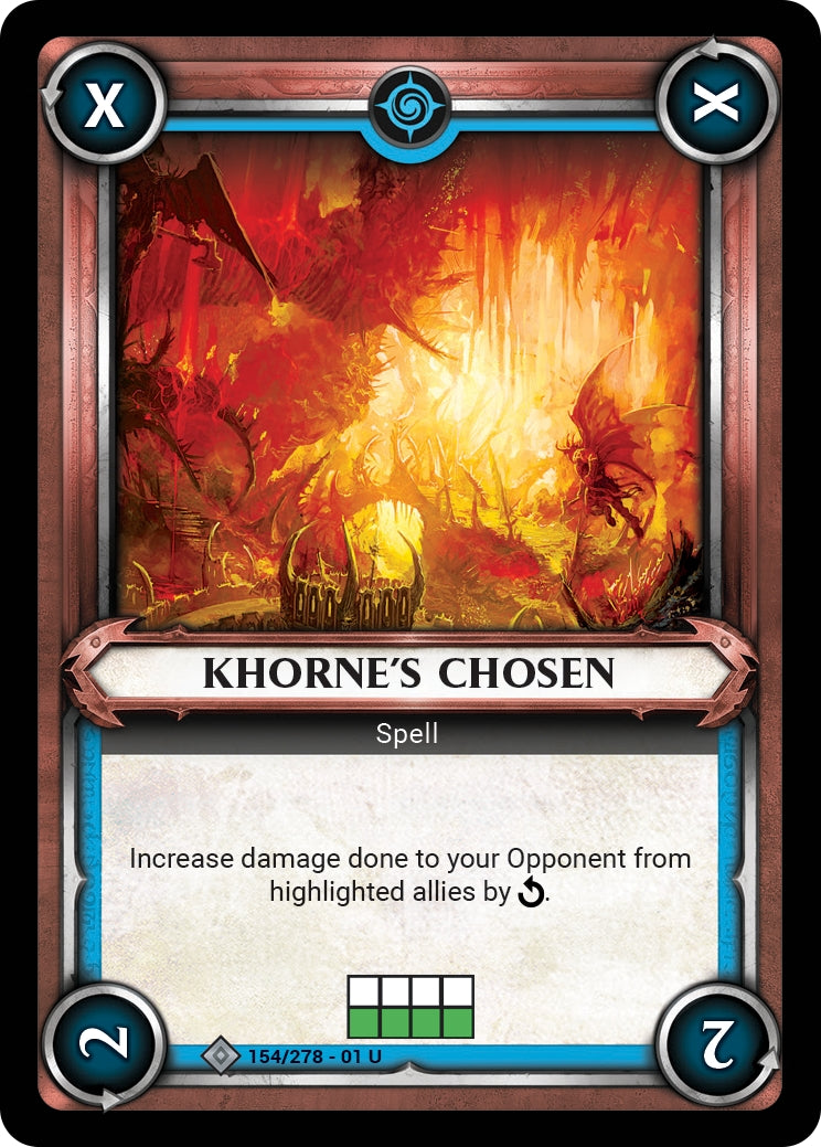 Khorne’s Chosen (Unclaimed) (WHAOSC) - Warhammer Age of Sigmar Champions TCG Single