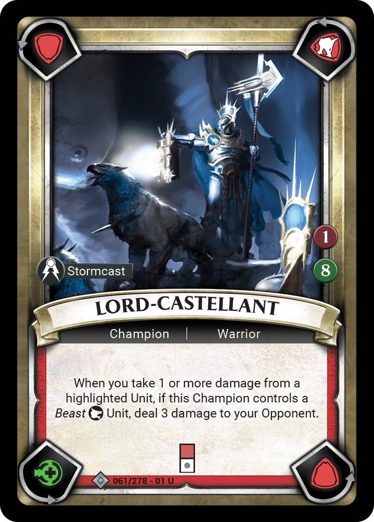 Lord-Castellant (Unclaimed) (WHAOSC) - Warhammer Age of Sigmar Champions TCG Single