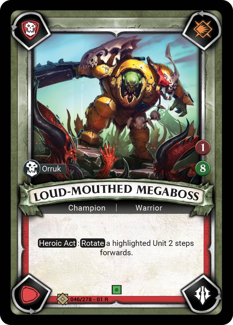 Loud-Mouthed Megaboss (Claimed) (WHAOSC) - Warhammer Age of Sigmar Champions TCG Single