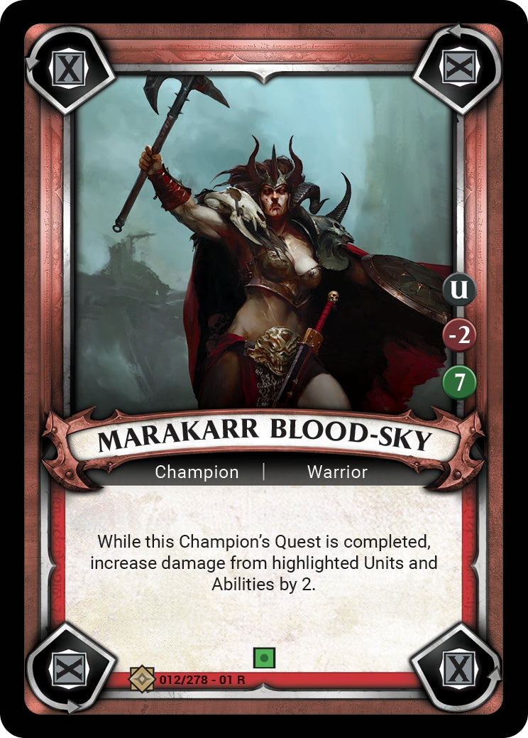Marakarr Blood-Sky (Unclaimed) (WHAOSC) - Warhammer Age of Sigmar Champions TCG Single