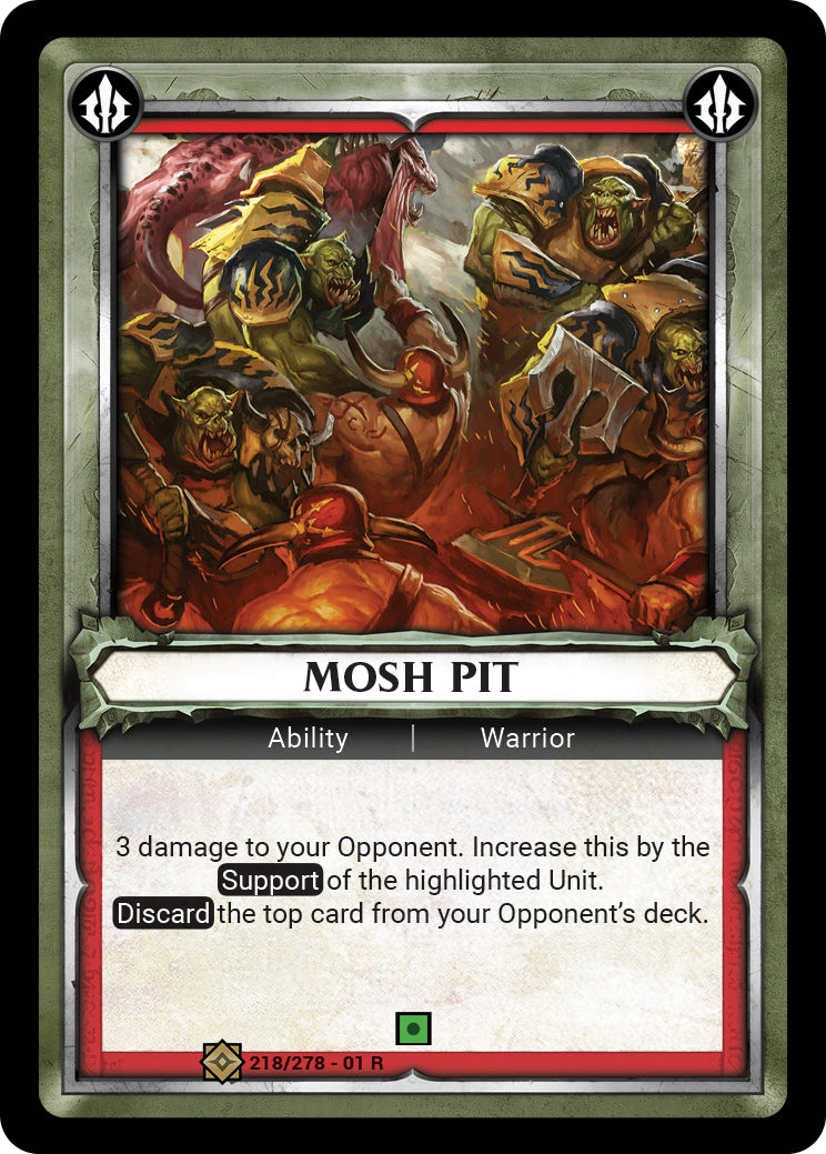 Mosh Pit (Claimed) (WHAOSC) - Warhammer Age of Sigmar Champions TCG Single