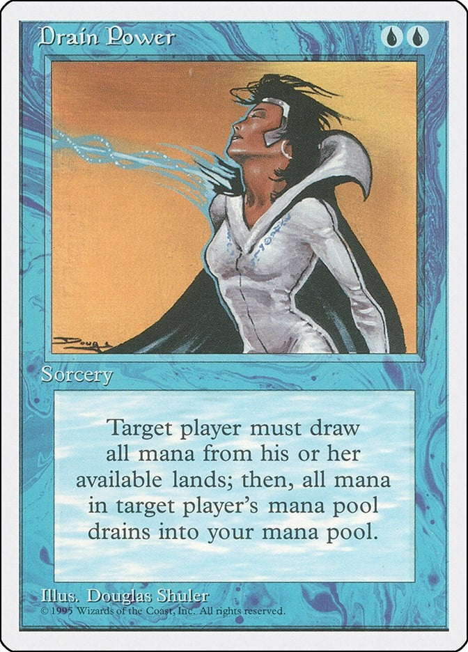 Drain Power (67) [4ED] - MTG Single
