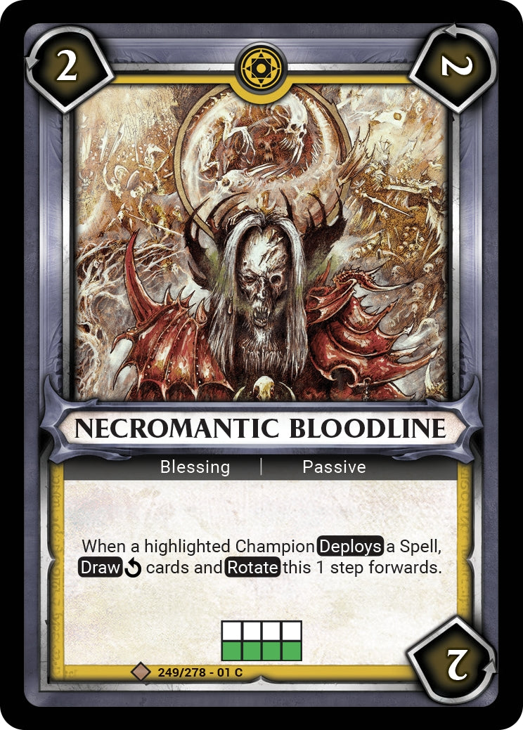 Necromantic Bloodline (Unclaimed) (WHAOSC) - Warhammer Age of Sigmar Champions TCG Single