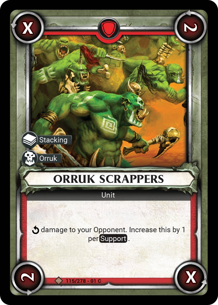 Orruk Scrappers (Unclaimed) (WHAOSC) - Warhammer Age of Sigmar Champions TCG Single
