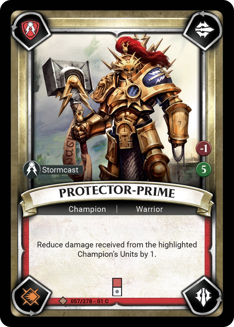 Protector-Prime (Claimed) (WHAOSC) - Warhammer Age of Sigmar Champions TCG Single