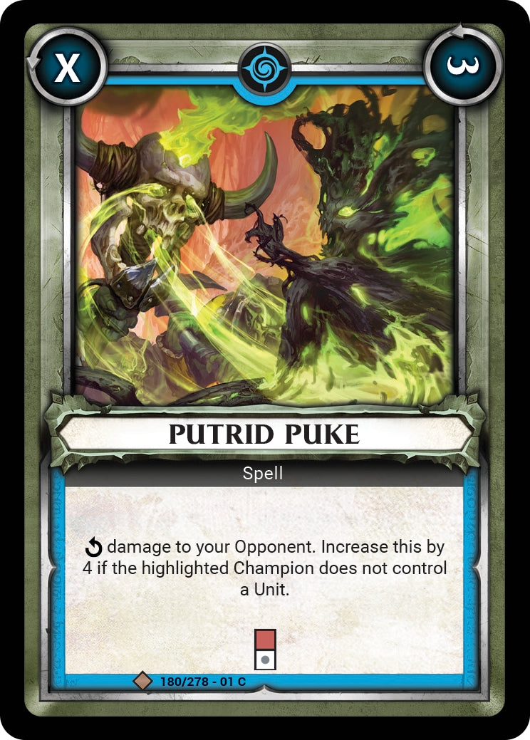 Putrid Puke (Claimed) (WHAOSC) - Warhammer Age of Sigmar Champions TCG Single