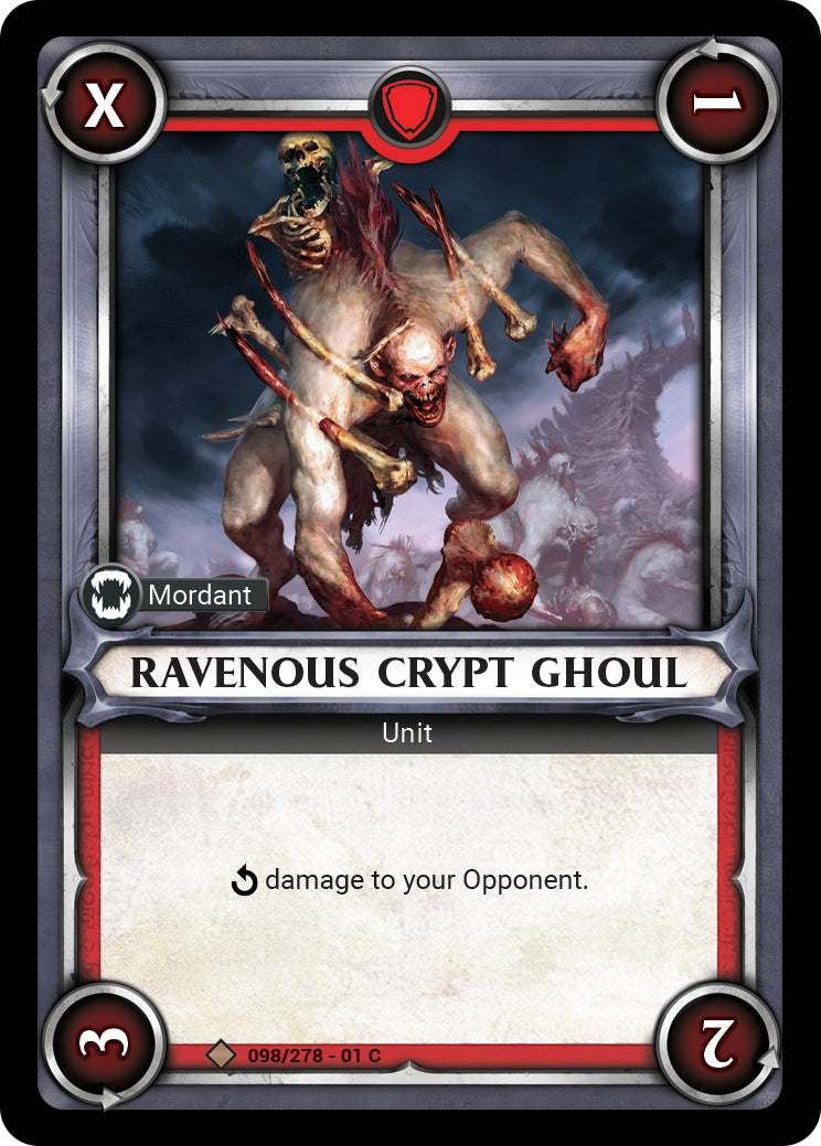 Ravenous Crypt Ghoul (Claimed) (WHAOSC) - Warhammer Age of Sigmar Champions TCG Single