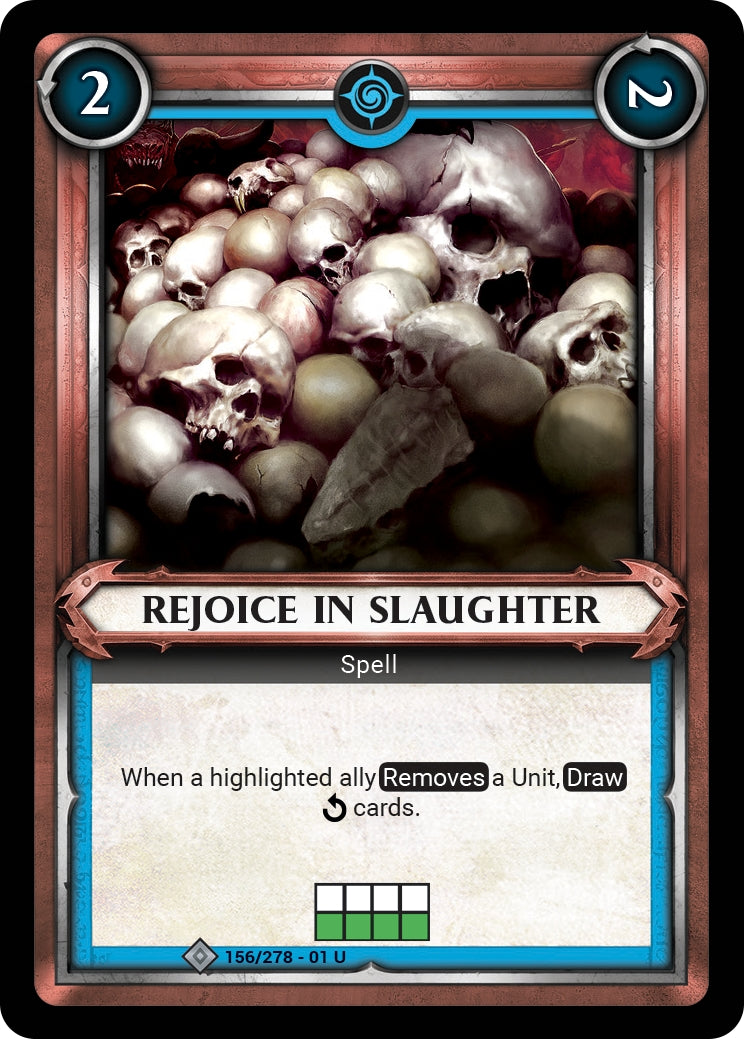 Rejoice in Slaughter (Claimed) (WHAOSC) - Warhammer Age of Sigmar Champions TCG Single
