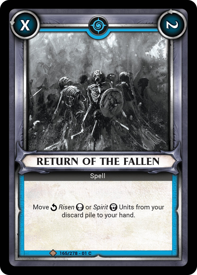 Return of the Fallen (Claimed) (WHAOSC) - Warhammer Age of Sigmar Champions TCG Single