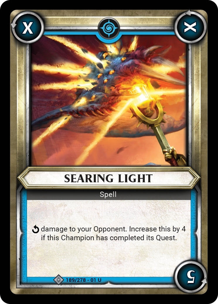 Searing Light (Claimed) (WHAOSC) - Warhammer Age of Sigmar Champions TCG Single