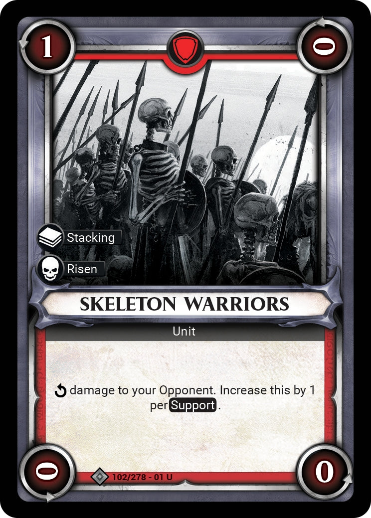 Skeleton Warriors (Unclaimed) (WHAOSC) - Warhammer Age of Sigmar Champions TCG Single