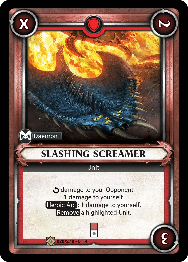 Slashing Screamer (Unclaimed) (WHAOSC) - Warhammer Age of Sigmar Champions TCG Single