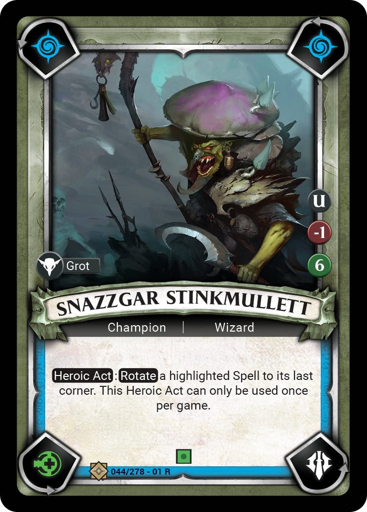 Snazzgar Stinkmullett (Unclaimed) (WHAOSC) - Warhammer Age of Sigmar Champions TCG Single