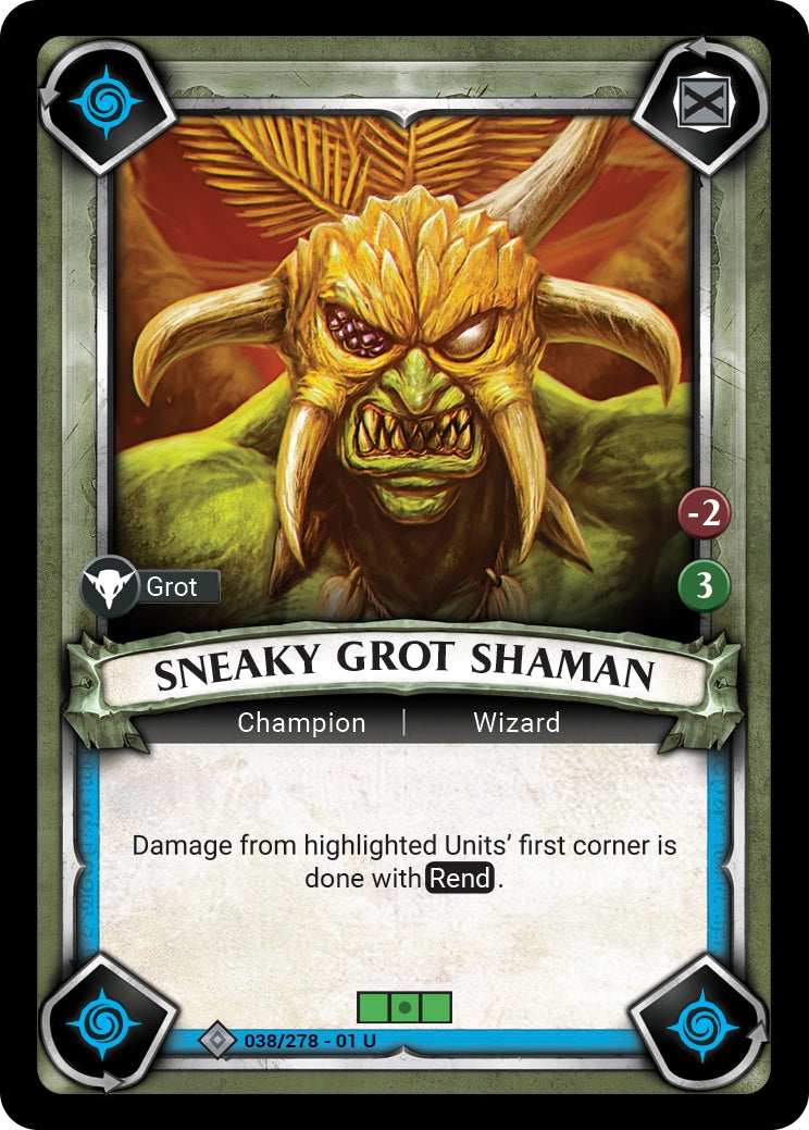 Sneaky Grot Shaman (Claimed) (WHAOSC) - Warhammer Age of Sigmar Champions TCG Single