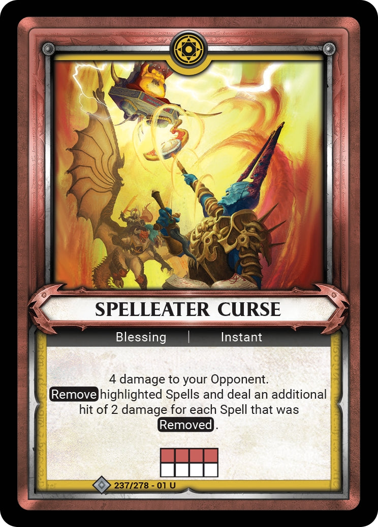 Spelleater Curse (Claimed) (WHAOSC) - Warhammer Age of Sigmar Champions TCG Single