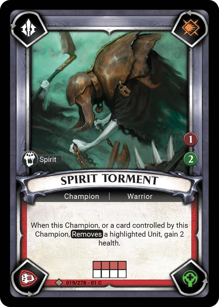 Spirit Torment (Unclaimed) (WHAOSC) - Warhammer Age of Sigmar Champions TCG Single