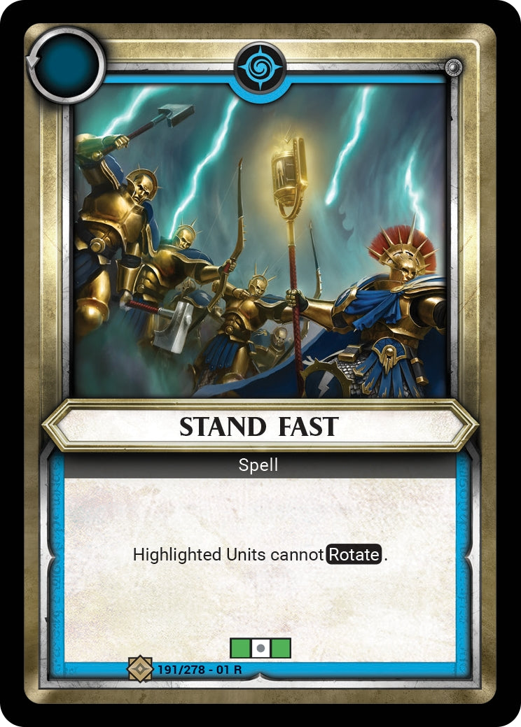 Stand Fast (Claimed) (WHAOSC) - Warhammer Age of Sigmar Champions TCG Single