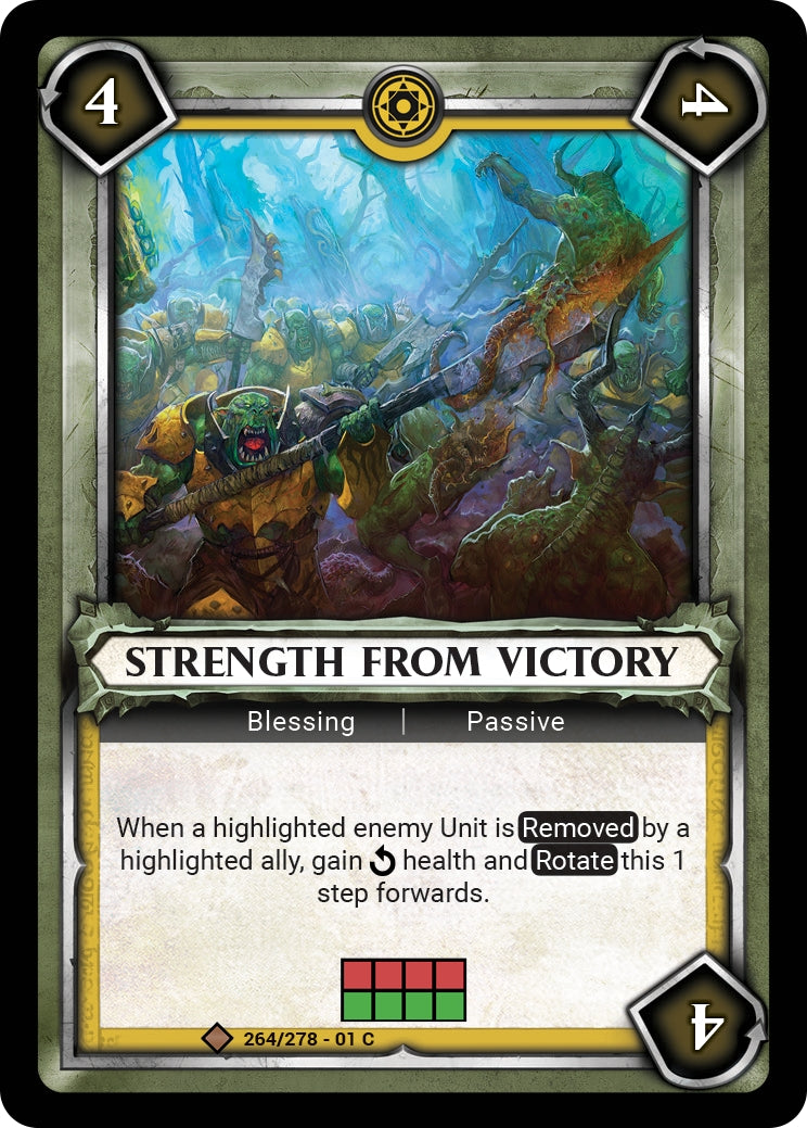 Strength from Victory (Unclaimed) (WHAOSC) - Warhammer Age of Sigmar Champions TCG Single