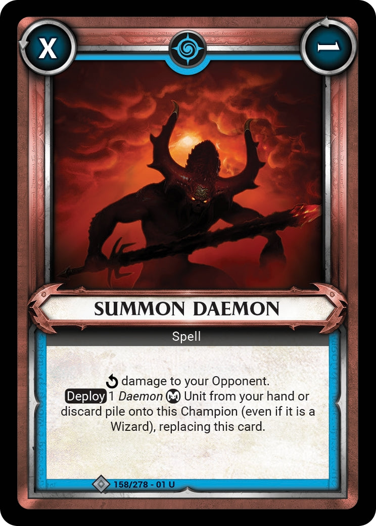 Summon Daemon (Unclaimed) (WHAOSC) - Warhammer Age of Sigmar Champions TCG Single
