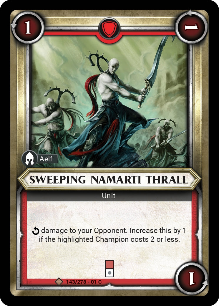 Sweeping Namarti Thrall (Unclaimed) (WHAOSC) - Warhammer Age of Sigmar Champions TCG Single