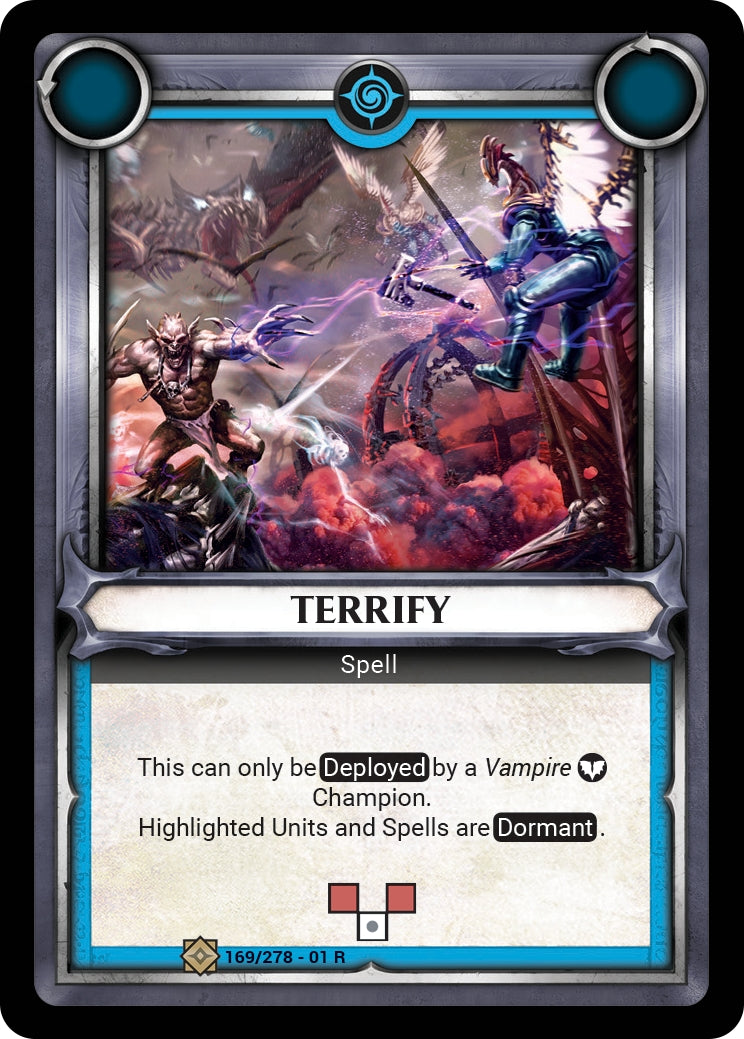 Terrify (Claimed) (WHAOSC) - Warhammer Age of Sigmar Champions TCG Single