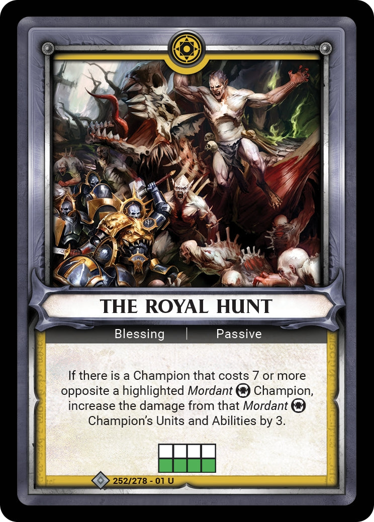 The Royal Hunt (Claimed) (WHAOSC) - Warhammer Age of Sigmar Champions TCG Single