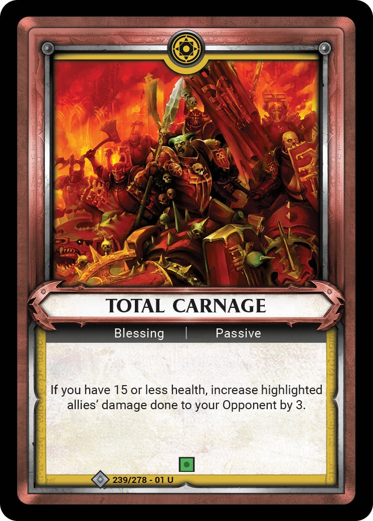 Total Carnage (Claimed) (WHAOSC) - Warhammer Age of Sigmar Champions TCG Single
