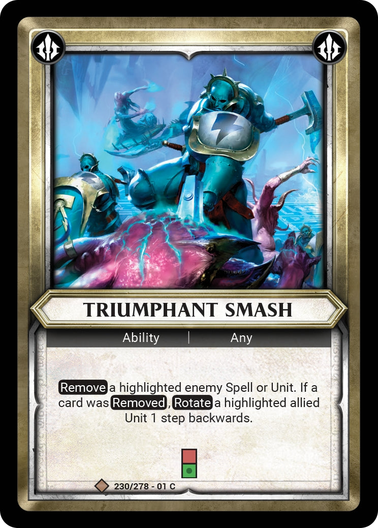 Triumphant Smash (Unclaimed) (WHAOSC) - Warhammer Age of Sigmar Champions TCG Single