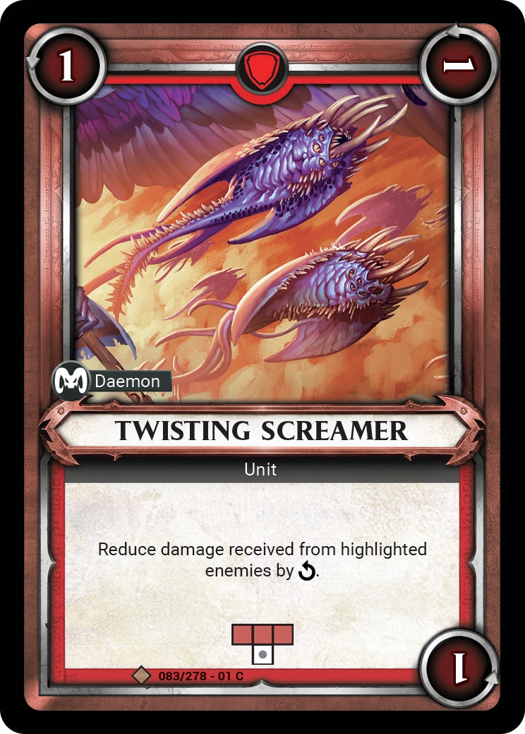 Twisting Screamer (Claimed) (WHAOSC) - Warhammer Age of Sigmar Champions TCG Single