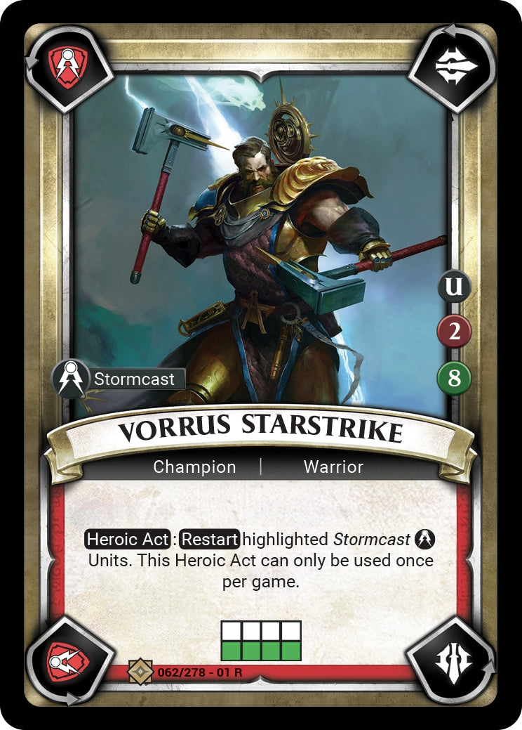 Vorrus Starstrike (Claimed) (WHAOSC) - Warhammer Age of Sigmar Champions TCG Single