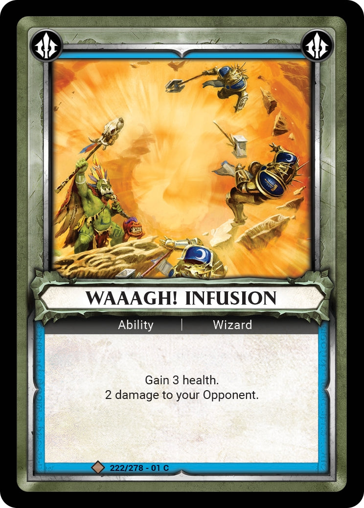 Waaagh! Infusion (Unclaimed) (WHAOSC) - Warhammer Age of Sigmar Champions TCG Single