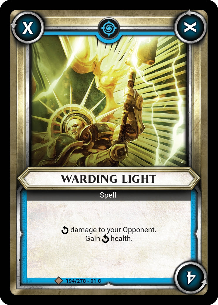 Warding Light (Claimed) (WHAOSC) - Warhammer Age of Sigmar Champions TCG Single