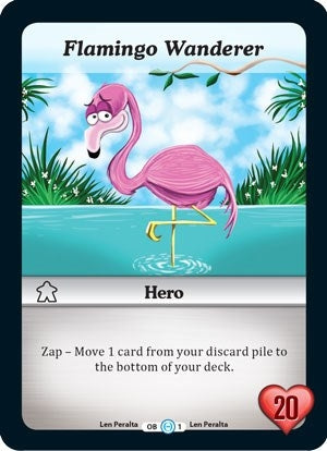 Flamingo Wanderer (1) [DOB] - Munchkin CCG Single