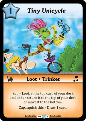 Tiny Unicycle (Alt 1) (2) [DOB] - Munchkin CCG Single