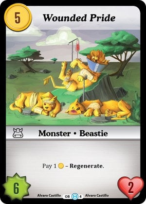 Wounded Pride (Alt 1) (4) [DOB] - Munchkin CCG Single
